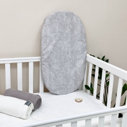 Cearsaf pentru carucior bebe copii impermeabil, Marble gri